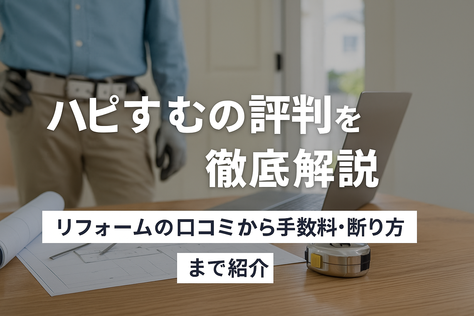 ハピすむの評判を徹底解説|リフォームの口コミから手数料・断り方まで紹介